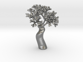 A fractal tree in Natural Silver