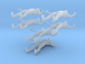 Human body (x6) in Smooth Fine Detail Plastic