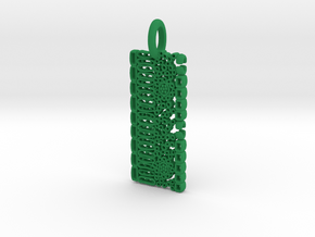 Dicot Leaf Anatomy Pendant in Green Processed Versatile Plastic