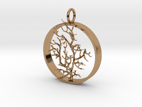 Coral Pendant SMK Contest in Polished Brass
