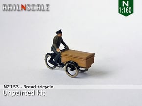 Bread tricycle (N 1:160) in Smoothest Fine Detail Plastic