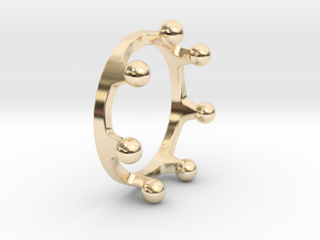 Crown Ring  in 14K Yellow Gold: 8 / 56.75