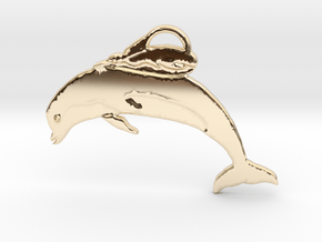 Unusual Ocean Friends in 14k Gold Plated Brass: Large