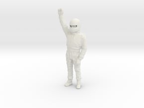 1/20 Ayrton Senna Standing in White Natural Versatile Plastic