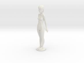 1/24 Teenage Girl in White Natural Versatile Plastic