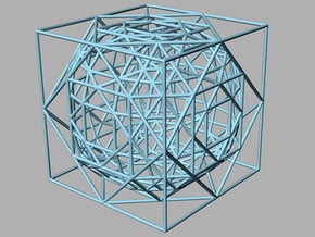 cube to ball 5step-once in White Natural Versatile Plastic