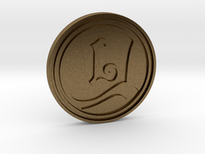 "The Layton Series 10th Anniversary 2017" coin in Natural Bronze