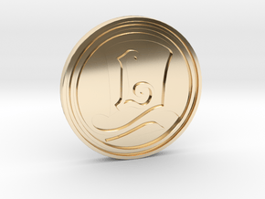 "The Layton Series 10th Anniversary 2017" coin in 14k Gold Plated Brass