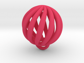 Spiral Elastic Band in Pink Processed Versatile Plastic