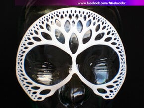 Tree Of Life in White Natural Versatile Plastic