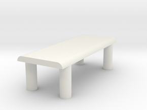 Just A Table in White Natural Versatile Plastic