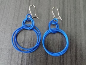 Earrings Loops Smaller - 2 Pcs in White Natural Versatile Plastic