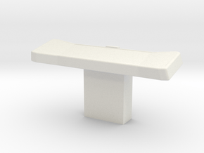 Console Type 10, Wide (Star Trek) in White Natural Versatile Plastic: 1:30