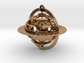 Celestial Globe in Polished Brass (Interlocking Parts)