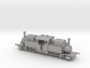 Double-ended Fairlie type steam locomotive in Aluminum