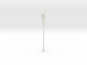 "BotW" Spiked Moblin Spear in White Natural Versatile Plastic: 1:12