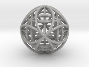 OctaHexasphere w/ nested Platonic Solids 1.7" (nb) in Aluminum