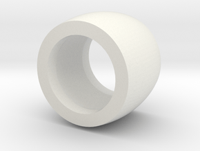 RA 800 Belt Idler Wheel HOLLOW in White Natural Versatile Plastic
