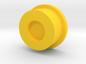 Kmods Blocks Squonker Button in Yellow Processed Versatile Plastic