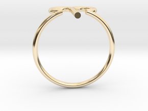 Aries in 14k Gold Plated Brass: 6 / 51.5