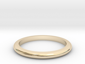 Medium Band  in 14k Gold Plated Brass: 6 / 51.5