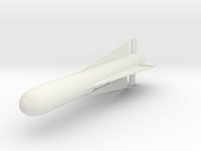 GI Joe Scale AGM-65 "Maverick" in White Natural Versatile Plastic