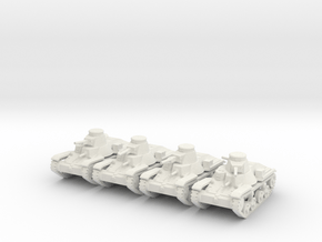 1/144 Ha-Go Type-95 tank in White Natural Versatile Plastic