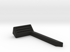 LEFT SIDE/ 1:35 SCALE ORLANDO JEEP SNORKEL  in Black Natural Versatile Plastic: 1:35