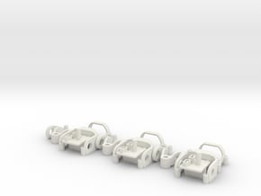 PDU030h 3x in White Natural Versatile Plastic