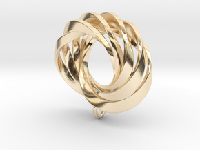 Coradeciem pendant with loop in 14K Yellow Gold