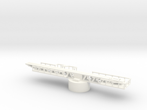 1/125 Scale USN Catapult in White Processed Versatile Plastic