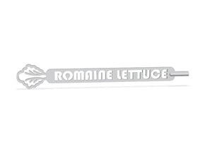 Romaine Lettuce Plant Stake in Tan Fine Detail Plastic