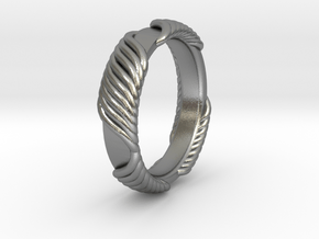 Ring T1A in Natural Silver: 5 / 49