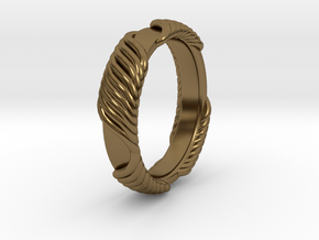 Ring T1A in Polished Bronze: 5 / 49