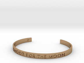 Shoot For The Moon Bracelet S-L in Polished Brass: Small