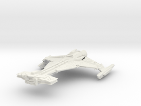 Klingon D34  BattleCruiser in White Natural Versatile Plastic