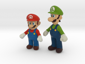 1/12 Mario Brothers Color in Full Color Sandstone