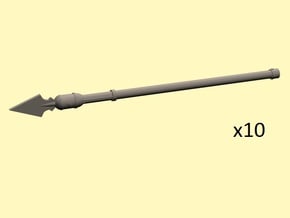 28mm pyrotechnic hunting lance in Smooth Fine Detail Plastic