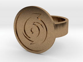 Cyclone Ring in Natural Brass: 8 / 56.75