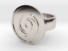 Cyclone Ring in Rhodium Plated Brass: 8 / 56.75