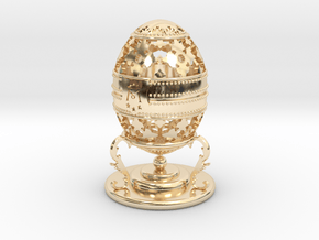 Shiloh Royal Egg in 14k Gold Plated Brass