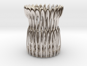 Classic Pen Holder  in Rhodium Plated Brass