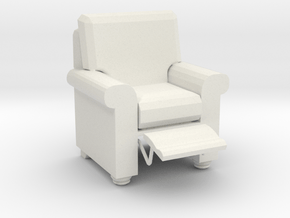 Printle Thing Reclainer Armchair - 1/24 in White Natural Versatile Plastic