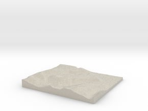 Model of Larsbreen in Natural Sandstone