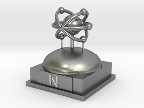 Nitrogen Atomamodel in Natural Silver