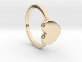 Heart Ring Size 5 in 14K Yellow Gold