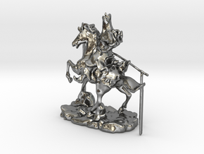 Chinese Knight 2 in Polished Silver