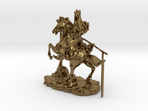 Chinese Knight 2 in Polished Bronze