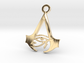 Assassin's Creed Origins Pendant in 14K Yellow Gold