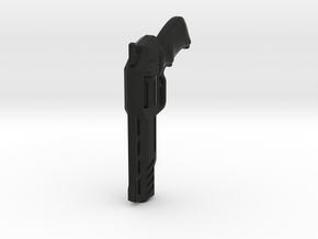 Expanse-Inspired Heavy Blaster Pistol 1:6 scale in Black Natural Versatile Plastic